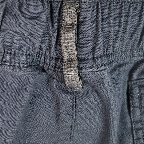 L.L. Bean Explorer Pants Blue Large 30" Ripstop Drawstring Zip 513589 Outdoor - Picture 7 of 9